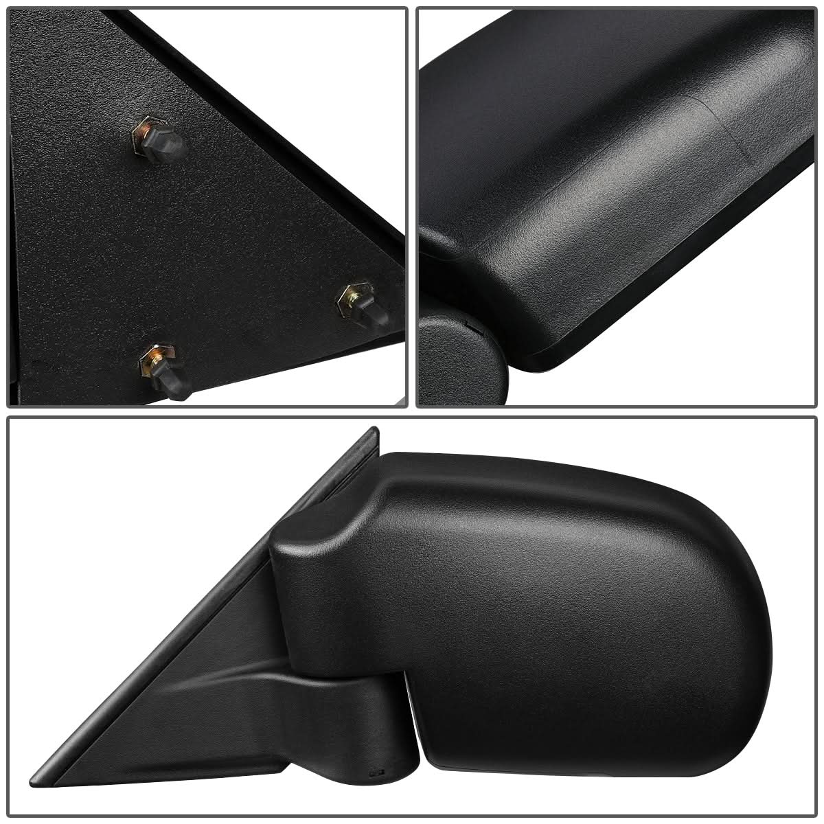 99-05 Chevrolet Blazer / S10 / Sonoma Manual Side Mirror - Black