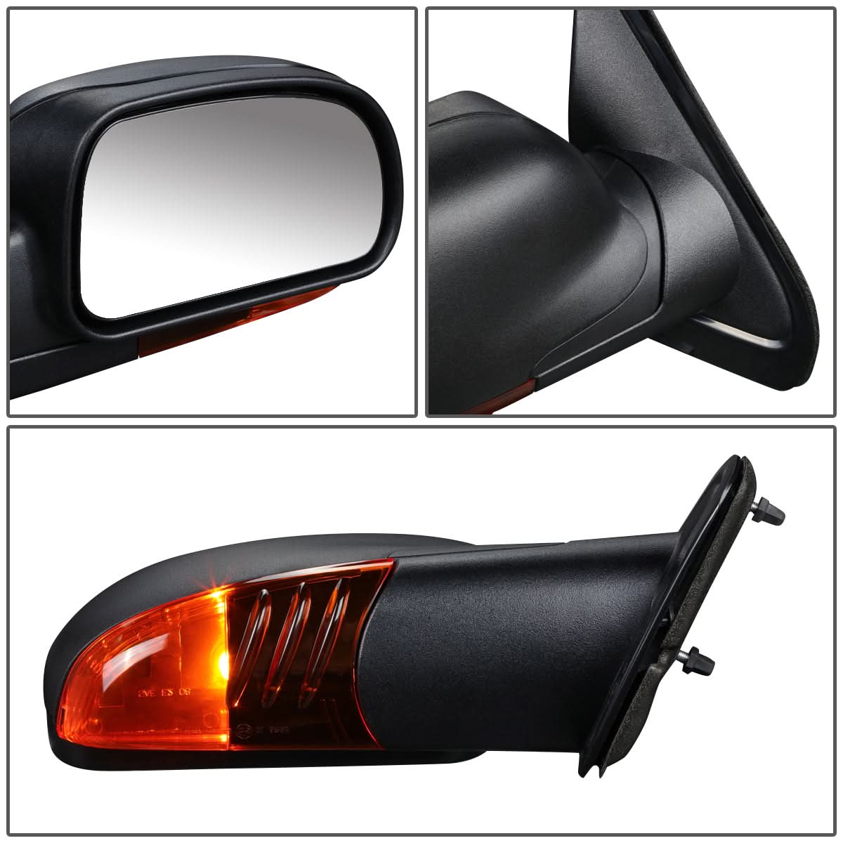 02-08 Chevrolet Trailblazer Powered Heated Turn Signal Side Mirror