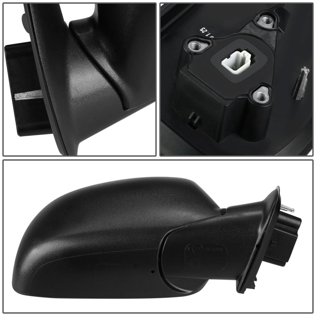 2004-2012 Chevrolet Colorado Powered Side Mirror - Right Black