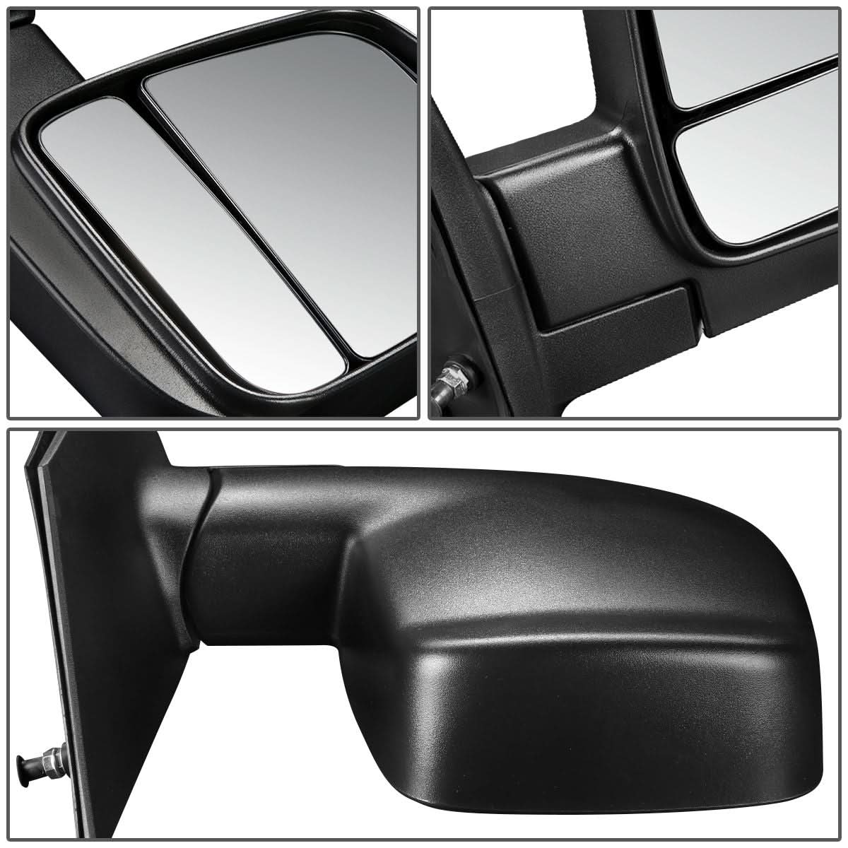 2008-2018 Chevrolet Express GMC Savana Manual Mirror - Black