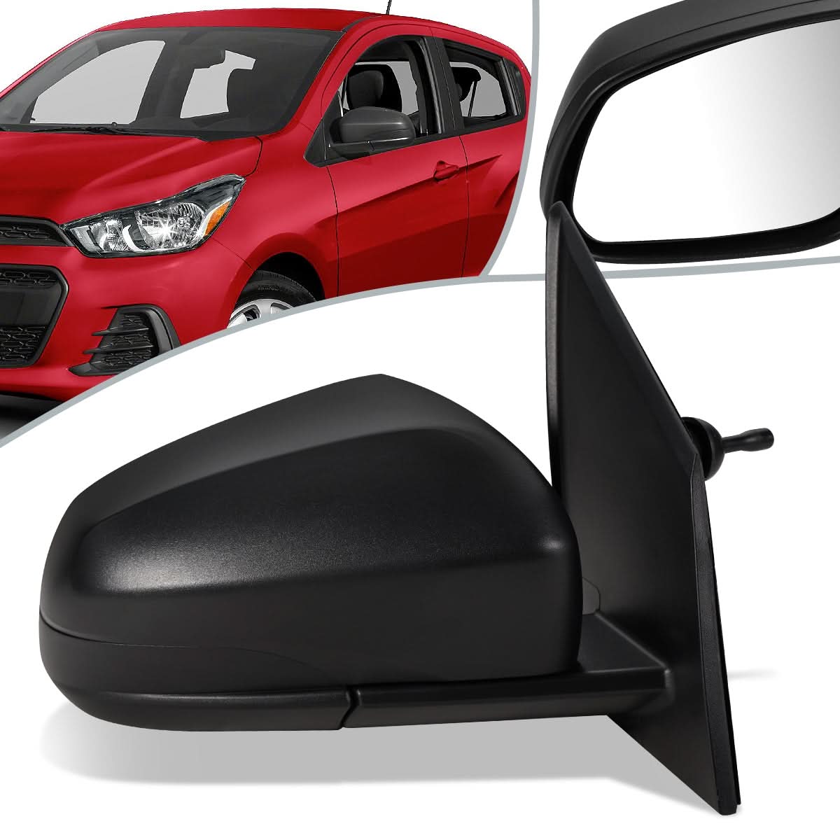 2016-2018 Chevrolet Spark Manual Folding Side Mirror - Right