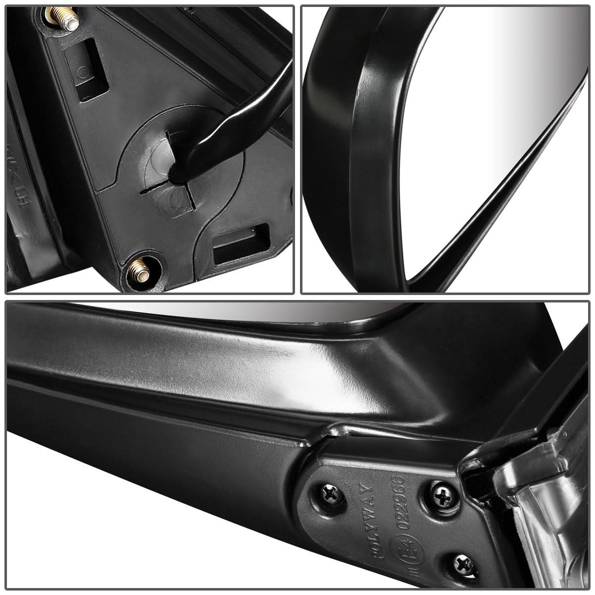 02-06 Honda CR-V OEM Style Powered Side Mirror - Textured Black