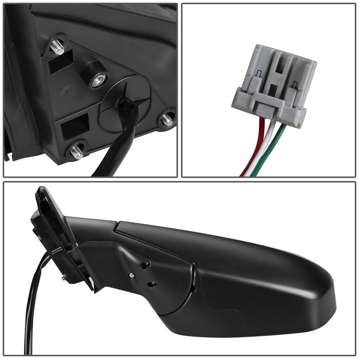 2007-2011 Honda CR-V OEM Powered Mirror Left Side - Textured Black