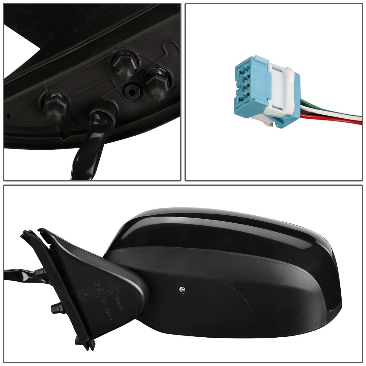 09-14 Honda Fit OEM Style Powered Side Mirror - Left