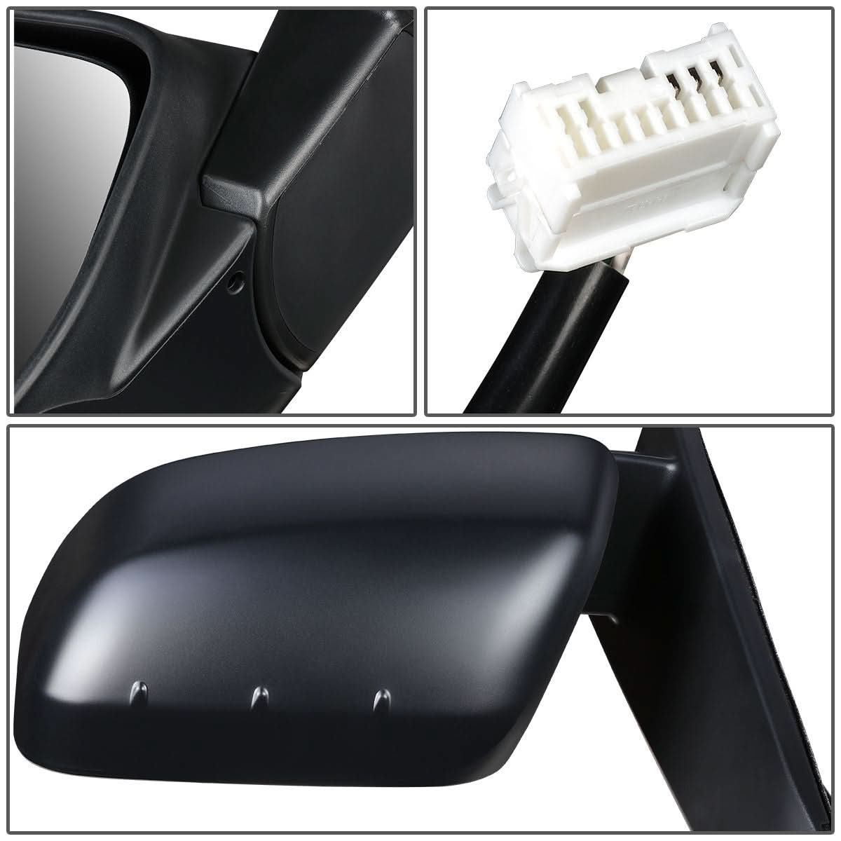 2011-2013 Honda Odyssey OEM Style Powered Side Mirror - Textured