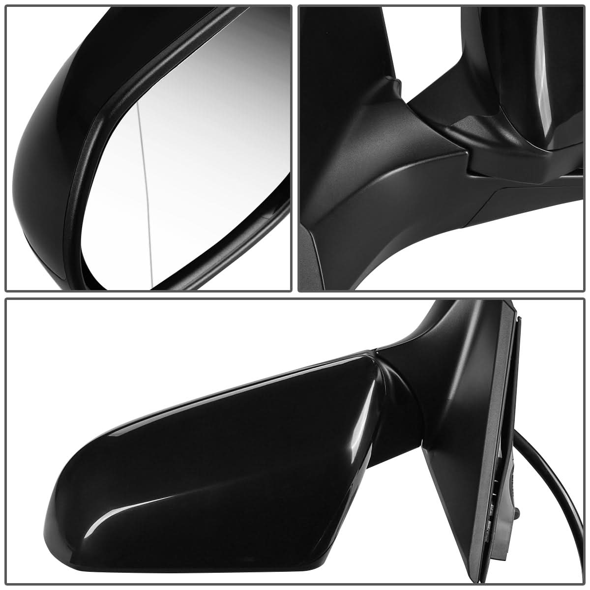 2012-2016 Honda CR-V OEM Powered Left Side Mirror - Textured Black