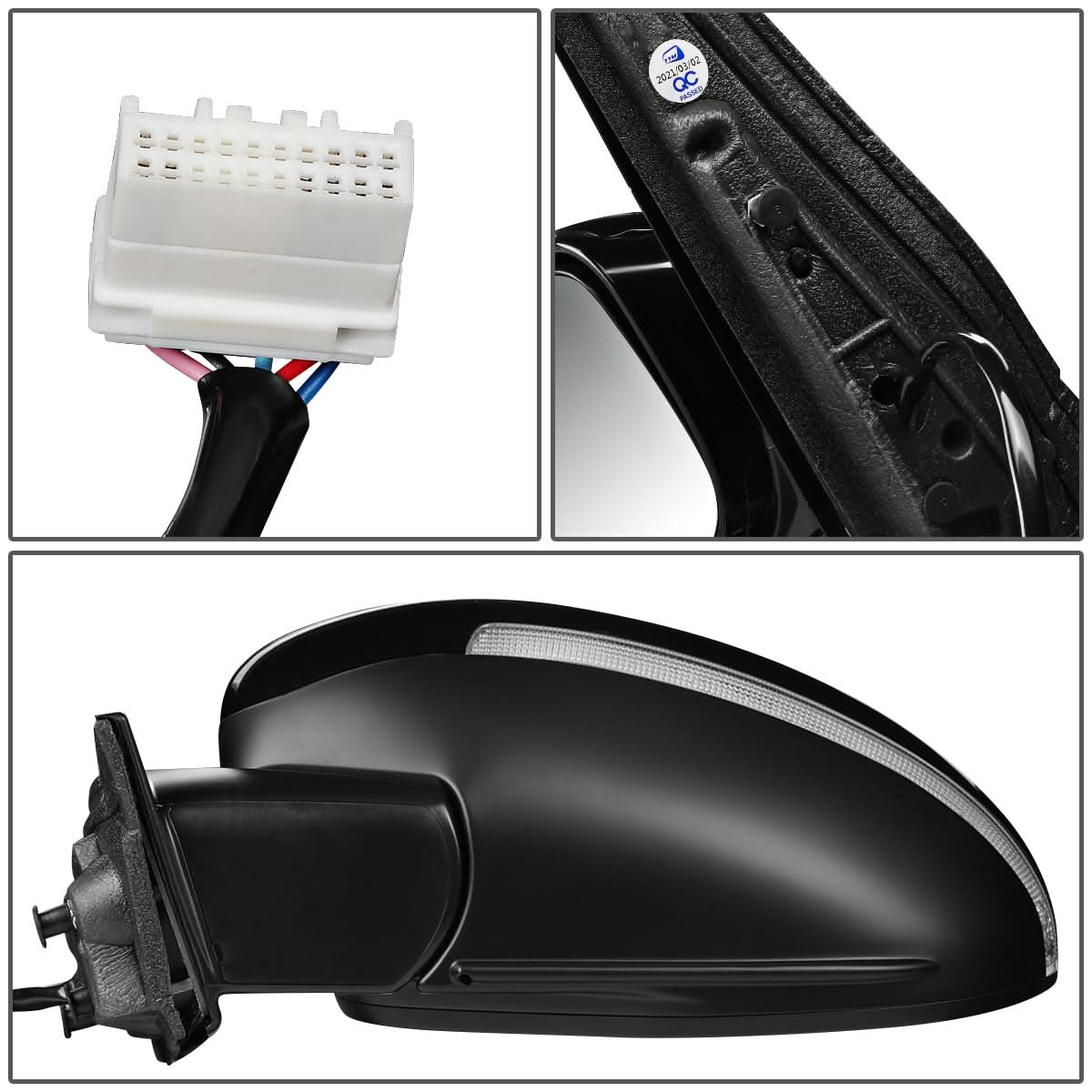 2011-2013 Honda Odyssey OEM Style Power Folding Side Mirror Left
