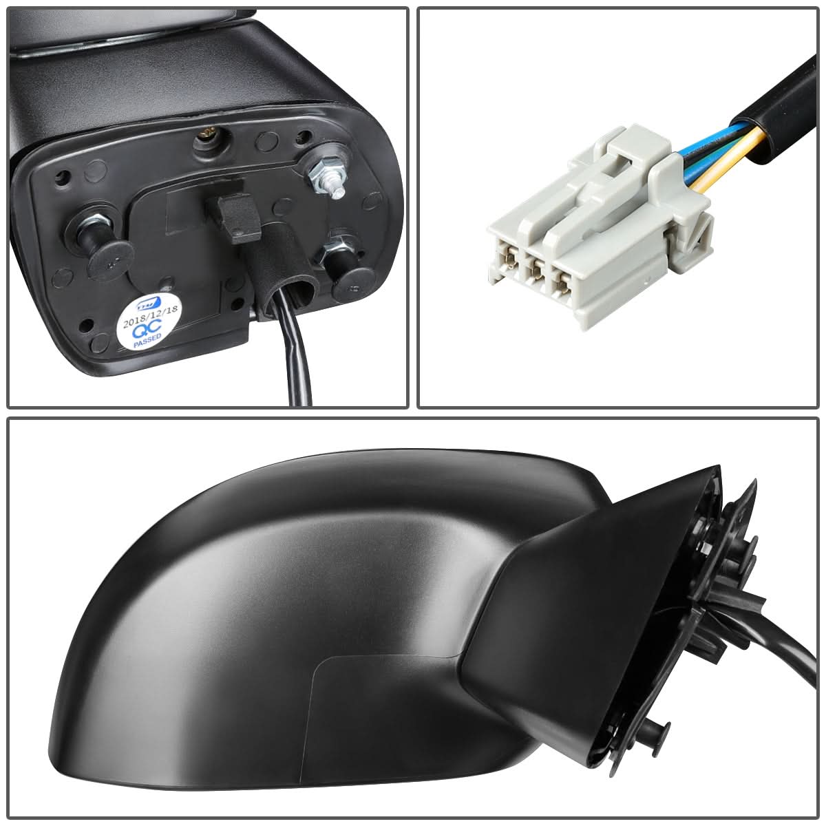 12-15 Honda Civic OE Style Powered Side Mirror - Right