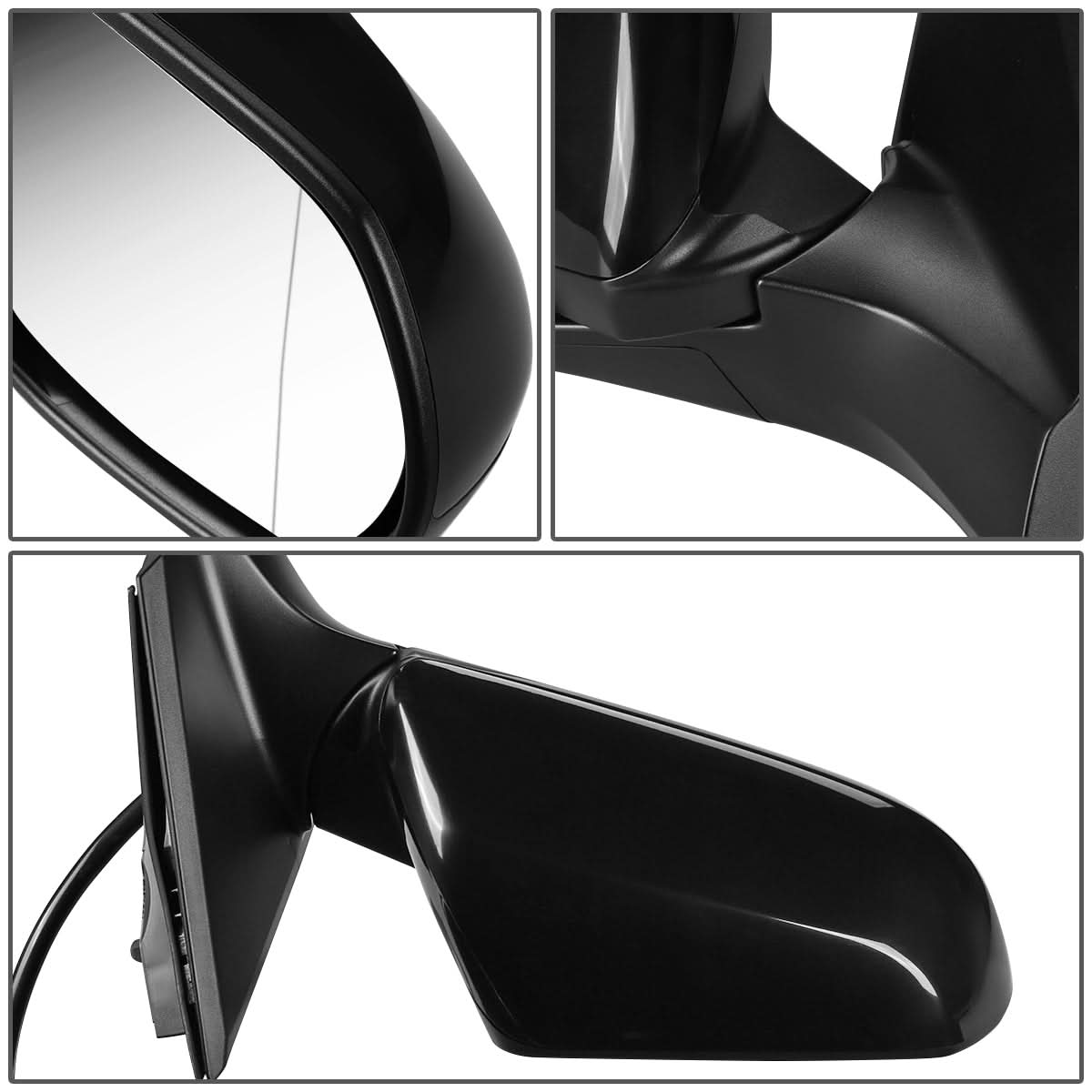 2012-2016 Honda CR-V OEM Powered Side Mirror - Textured Black Right