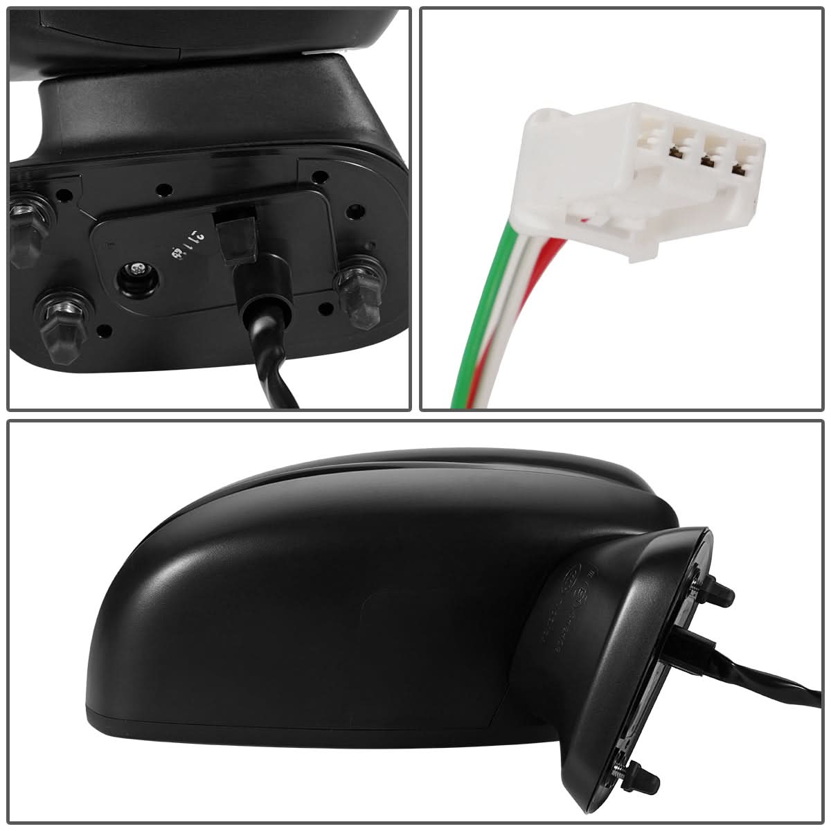 2015-2019 Honda Fit OEM Style Powered Side Mirror - Right