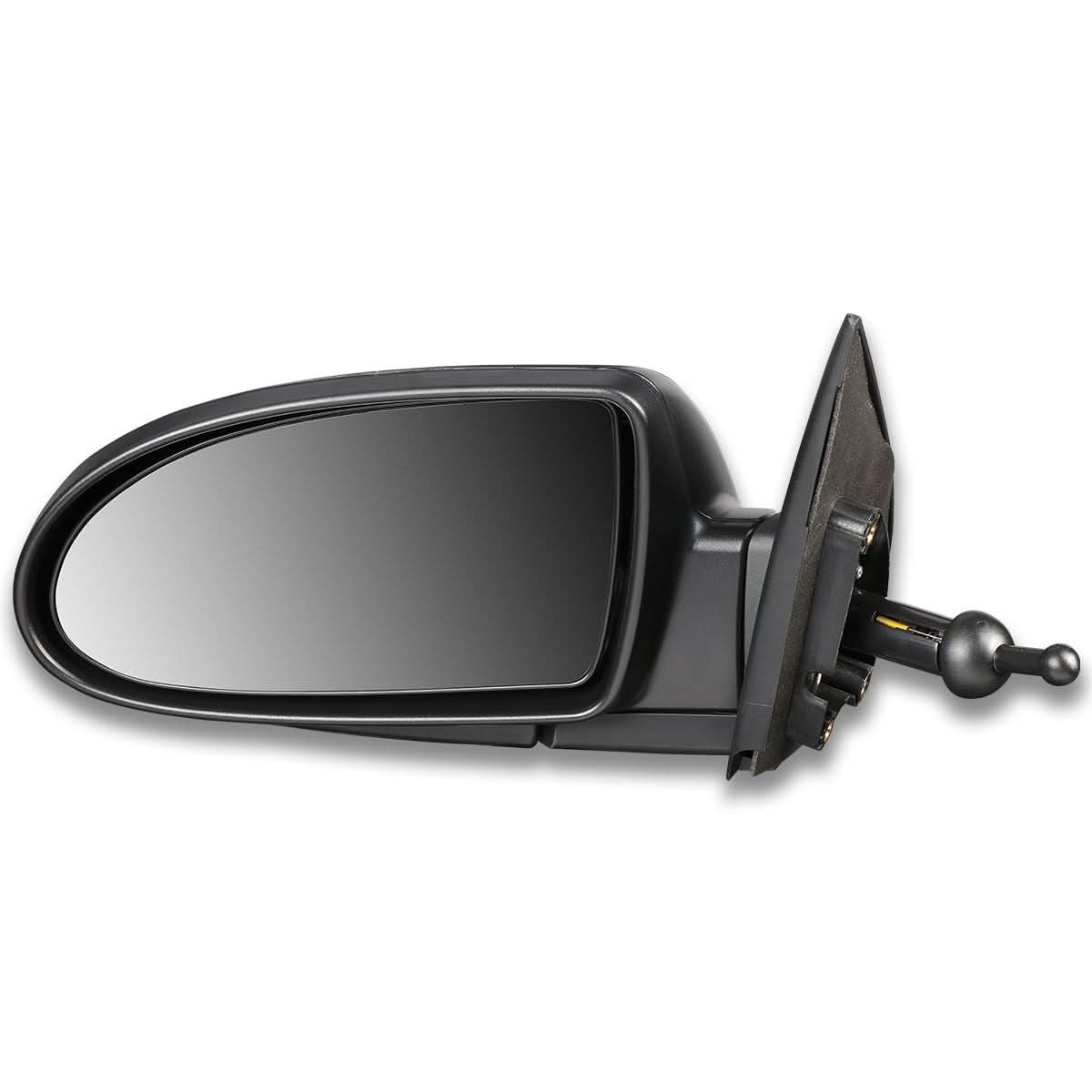 2006-2009 Hyundai Accent OEM Manual Side Mirror - Left Textured Black