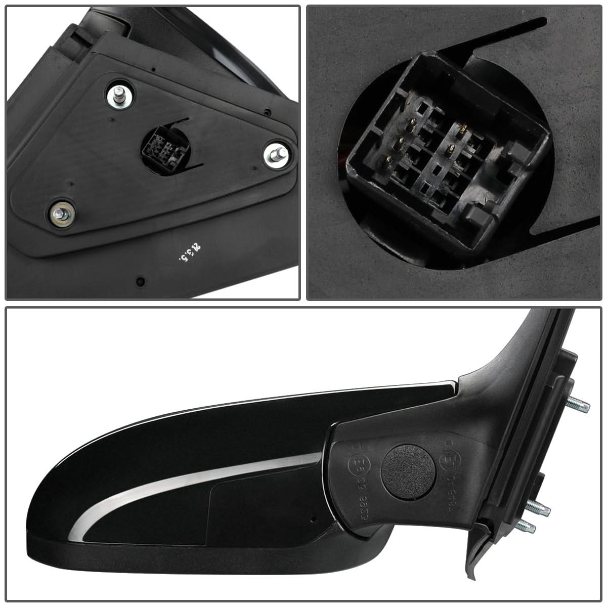 07-10 Hyundai Elantra OEM Style Heated Folding Side Mirror