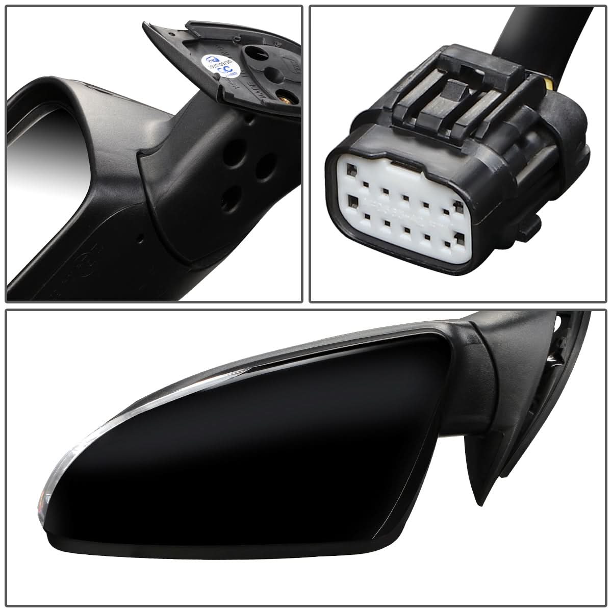 2014-2016 Kia Forte OEM Heated Folding Power Side Mirror Left