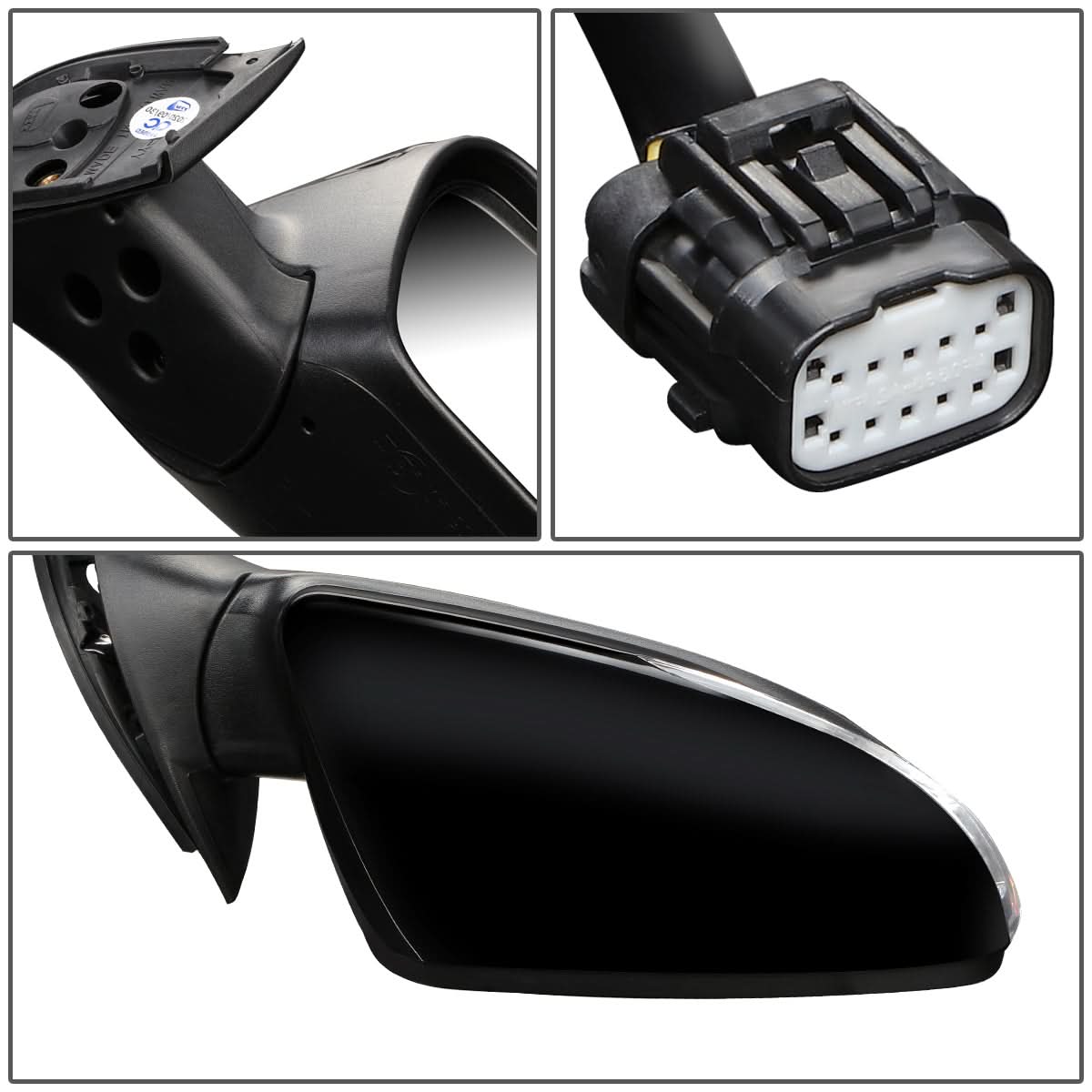 2014-2016 Kia Forte OEM Powered Heated Folding Right Side Mirror