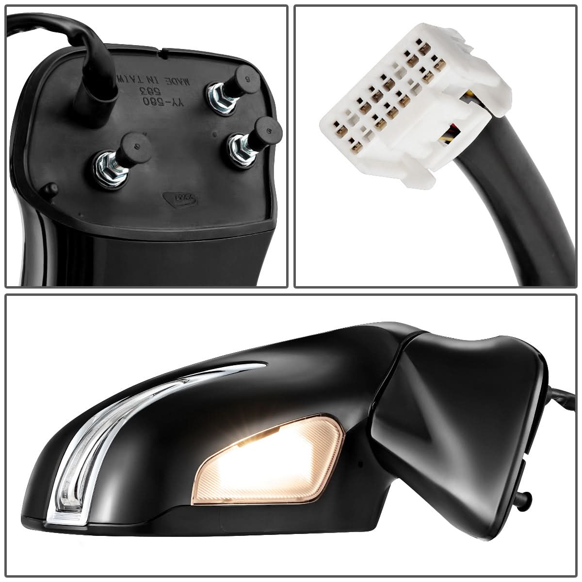 2010-2012 Lexus RX350 RX450H OE Style Power Folding Side Mirror Right