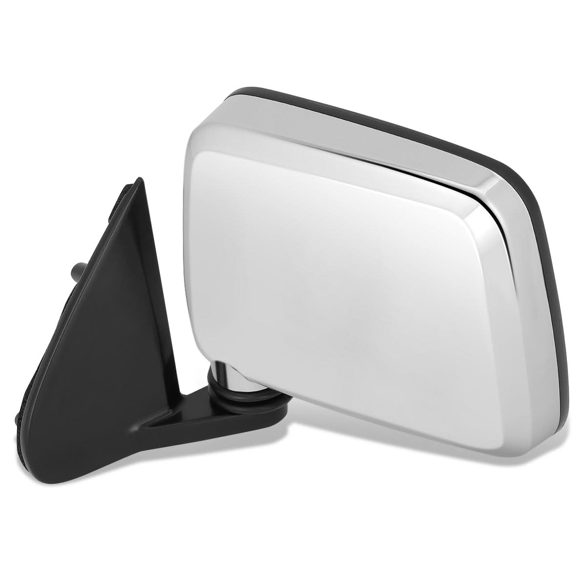 1986-1997 Nissan Pickup Manual Chrome Left Side Mirror