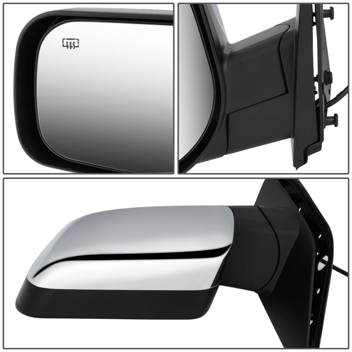 04-15 Nissan Titan/Armada Infiniti QX56 OEM Powered Heated Chrome Mirror