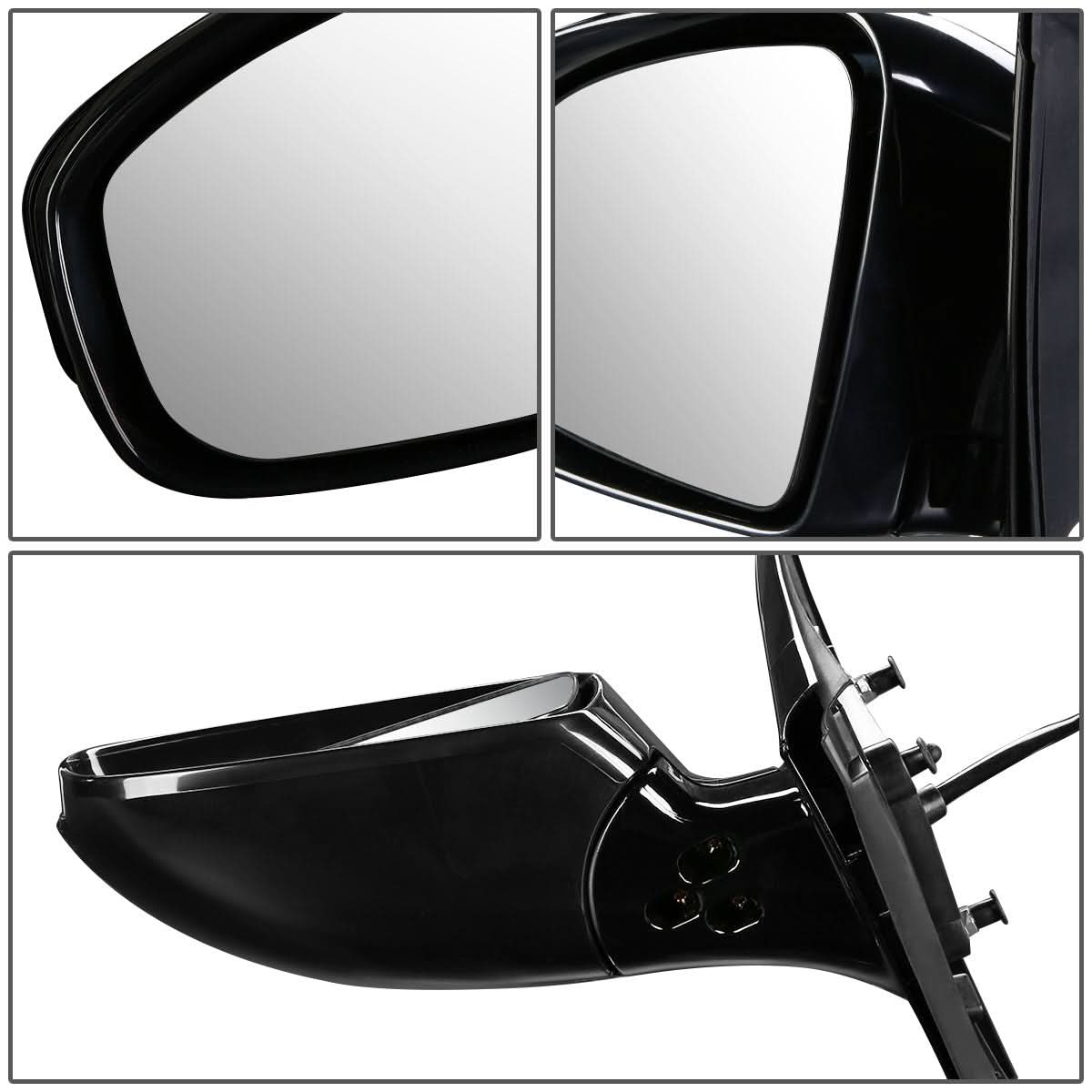 2013-2016 Nissan Pathfinder OEM Powered Side Mirror - Left - Black