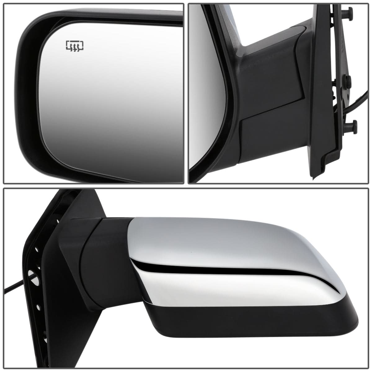 04-15 Nissan Titan/Armada & Infiniti QX56 Chrome Heated Power Mirror