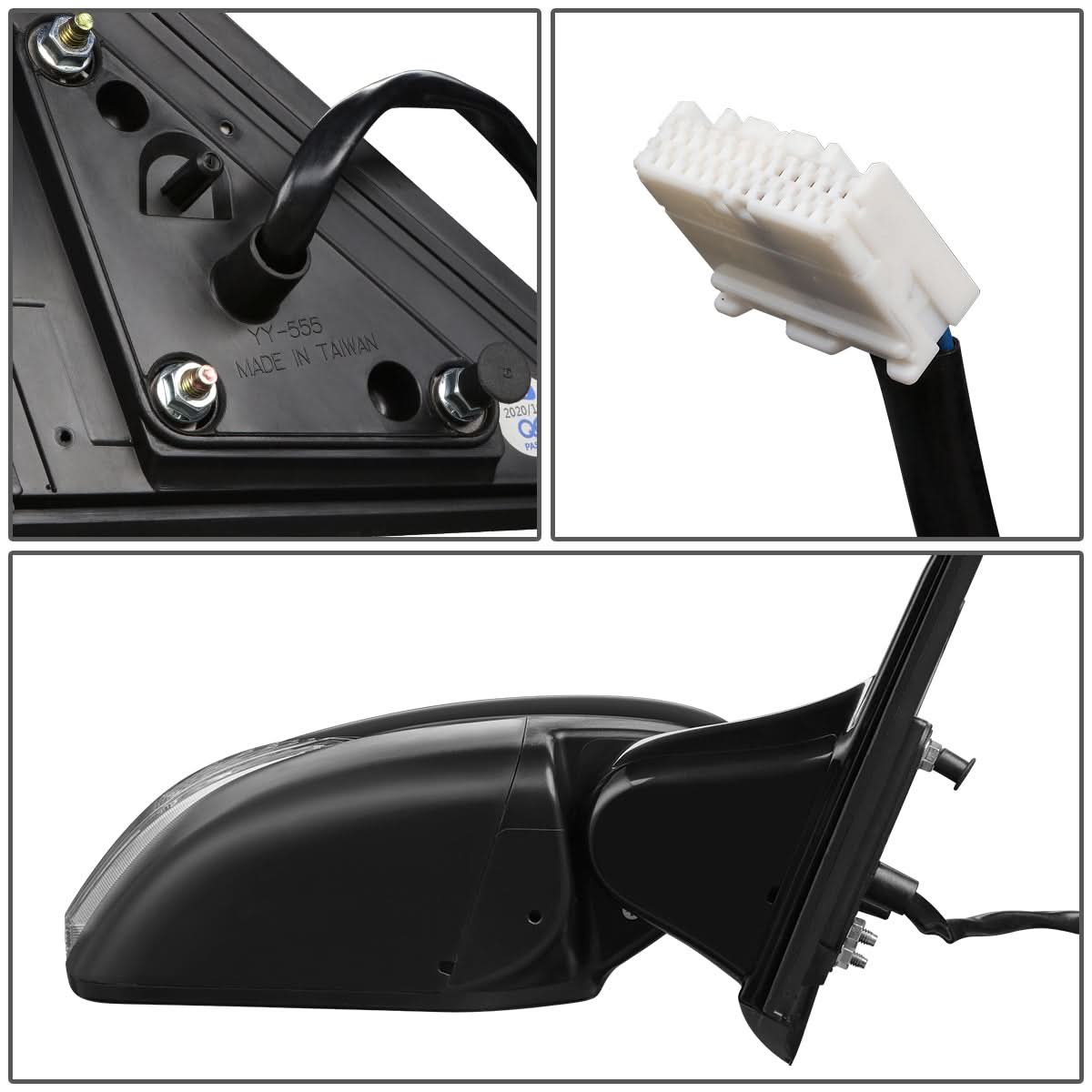 2016+ Nissan Titan Armada OEM Style Heated Power Folding Mirror