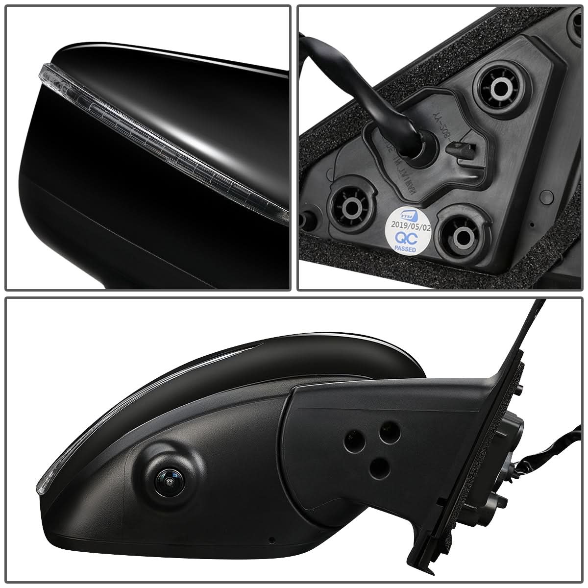 2018-2020 Nissan Kicks OEM Powered Heated Signal Camera Folding Mirror