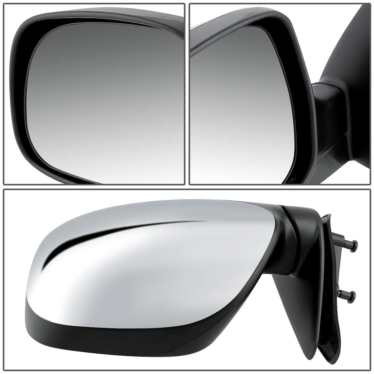 2000-2004 Toyota Tundra Power Folding Side Mirror Chrome Left
