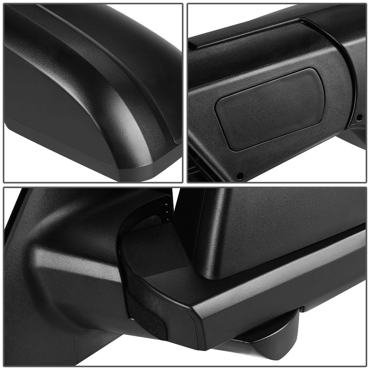2007-2018 Toyota Tundra OEM Style Left Side Mirror - Matte Black