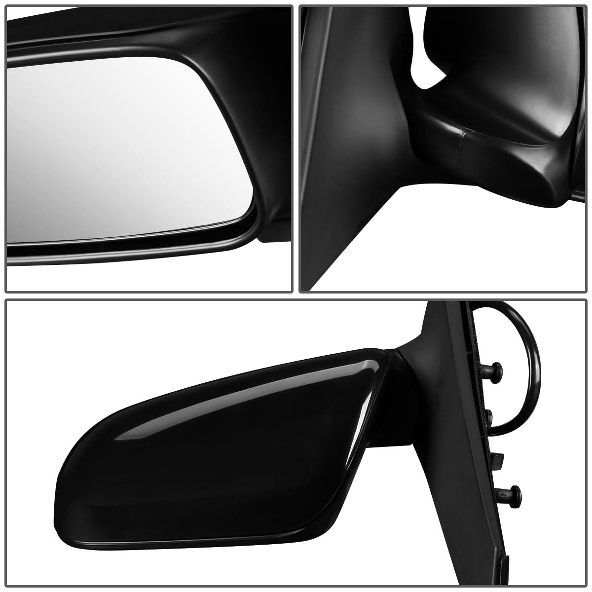 2004-2009 Toyota Prius OEM Style Powered Side Mirror - Black