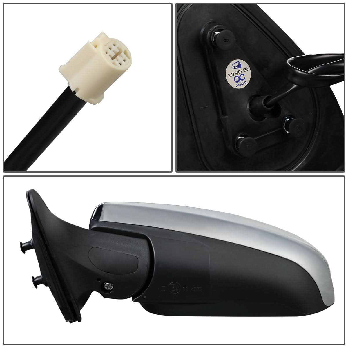 2012-2015 Toyota Tacoma Power Folding Side Mirror Left