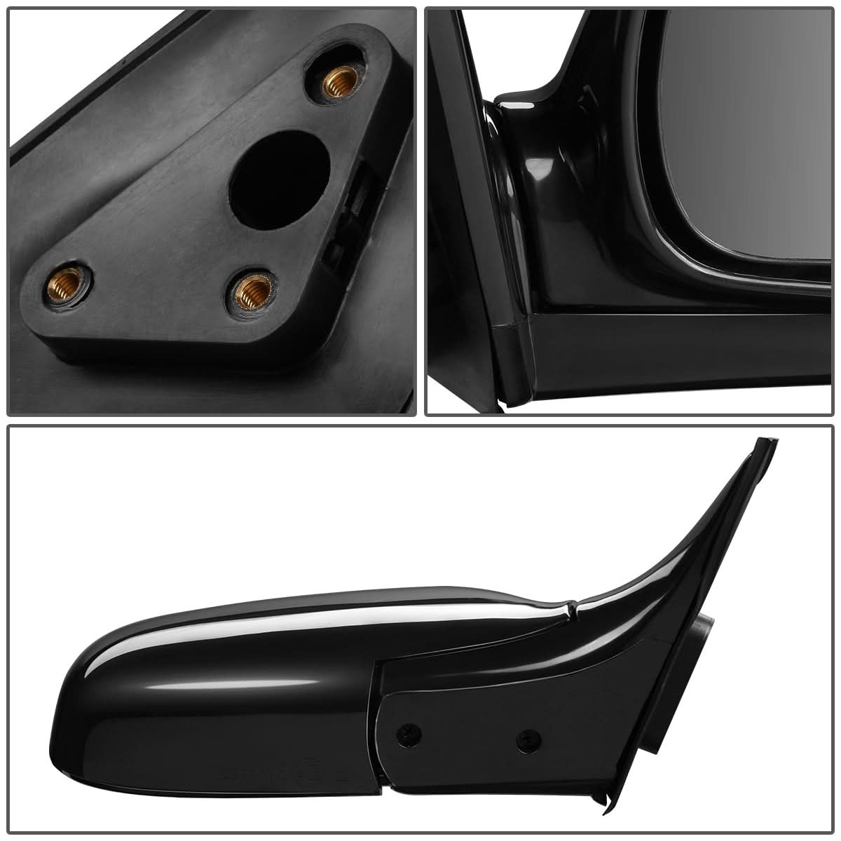 93-97 Toyota Corolla OEM Manual Folding Mirror Right Side