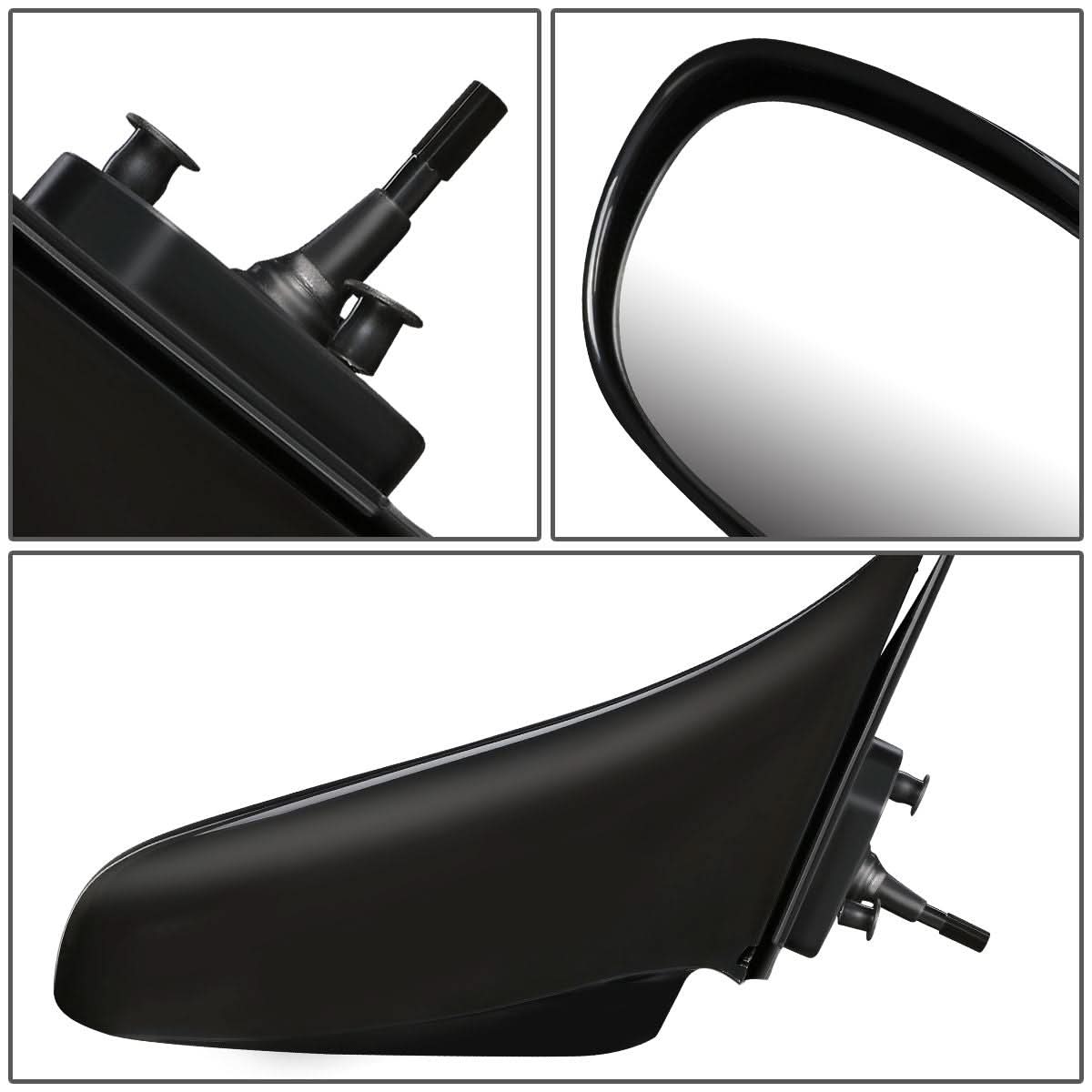 1998-2002 Toyota Corolla OE Style Manual Side Mirror - Paintable