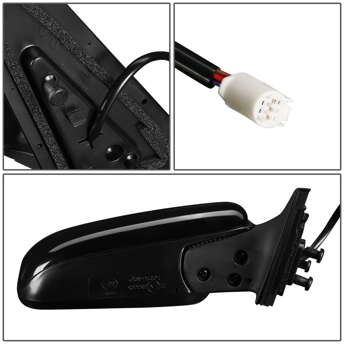 04-09 Toyota Prius OEM Style Right Side Mirror - Powered Paintable
