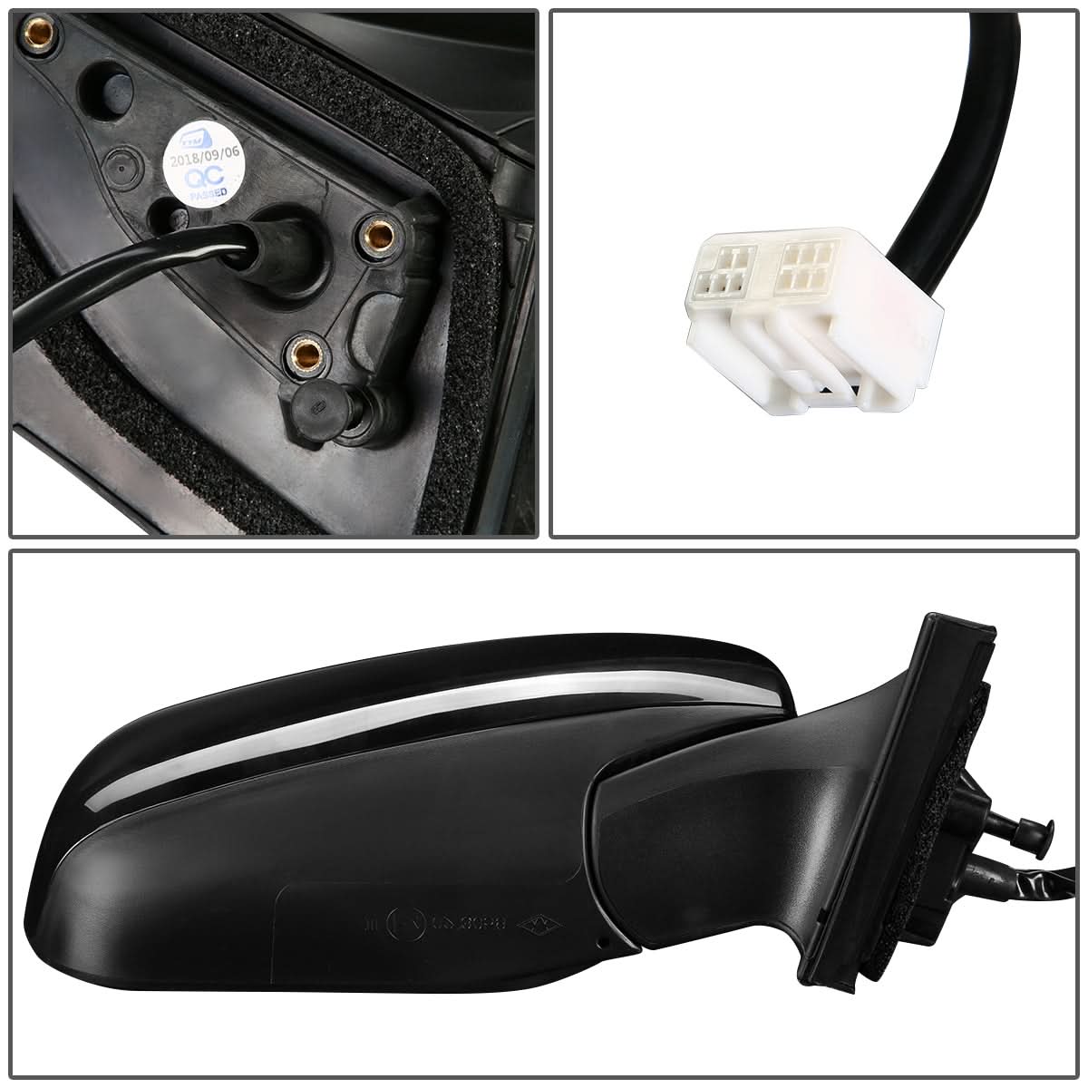 2009-2012 Toyota RAV4 OEM Style Powered Side Mirror - Right Side
