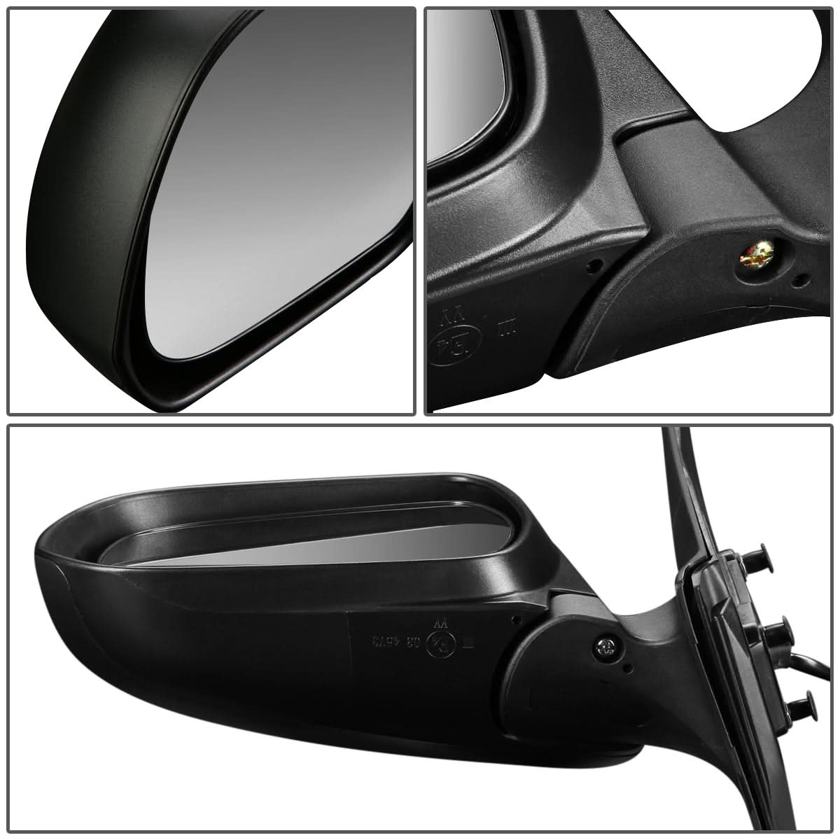 2012-2015 Toyota Tacoma Power Folding Side Mirror Right Black