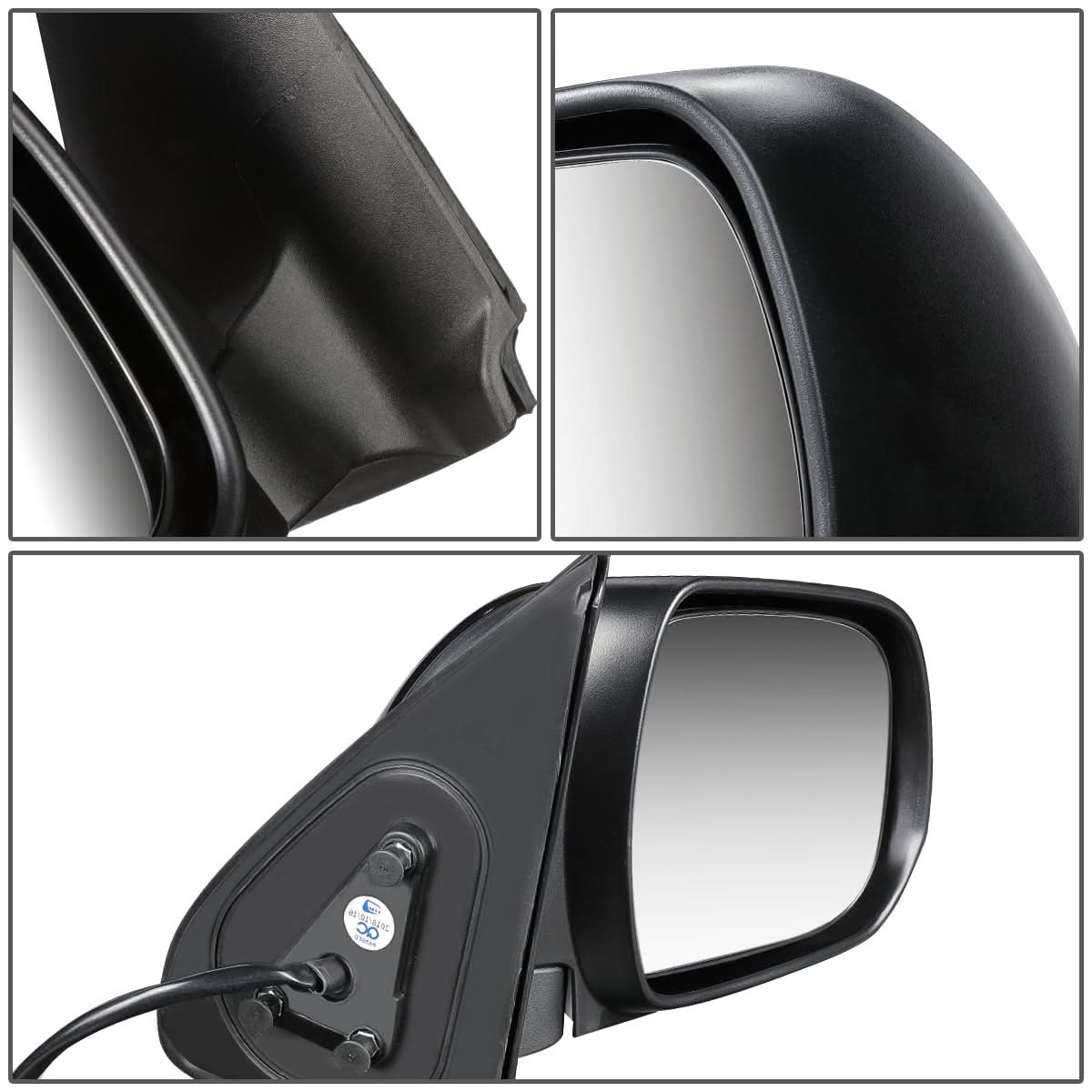 2012-2015 Toyota Tacoma OEM Powered Side Mirror Right Black