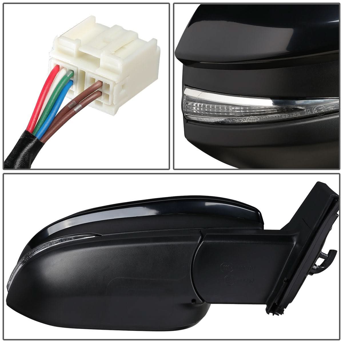 2013-2015 Toyota RAV4 OEM Powered Heated Side Mirror Right Black