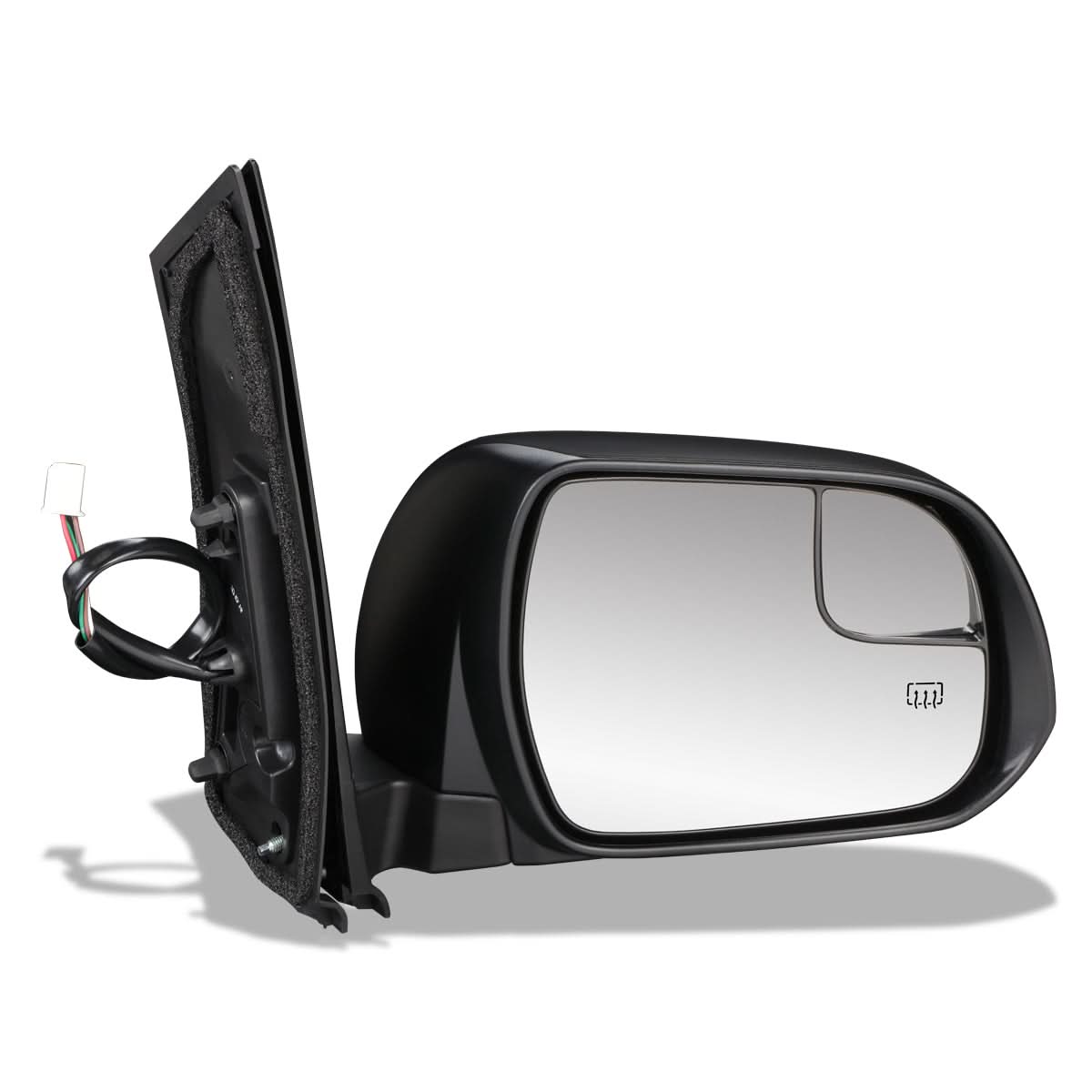11-17 Toyota Sienna OEM Powered Heated Folding Mirror Right Black