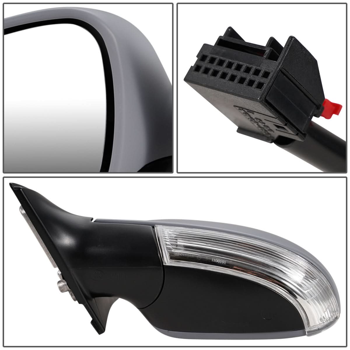 2005-2010 Volkswagen Jetta OEM Power Heated Folding Side Mirror Left