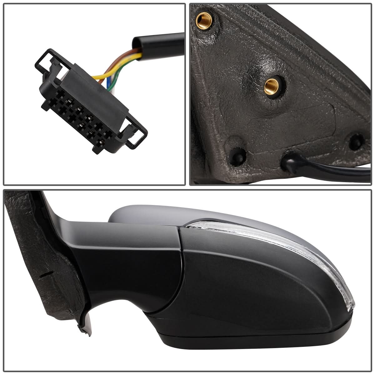 2011-2018 Volkswagen Jetta OEM Powered Heated Folding Side Mirror