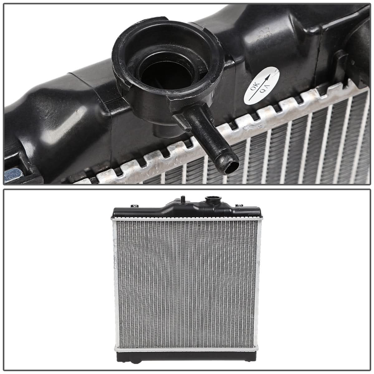 92-00 Honda Civic Radiator - OEM Replacement for Automatic Models