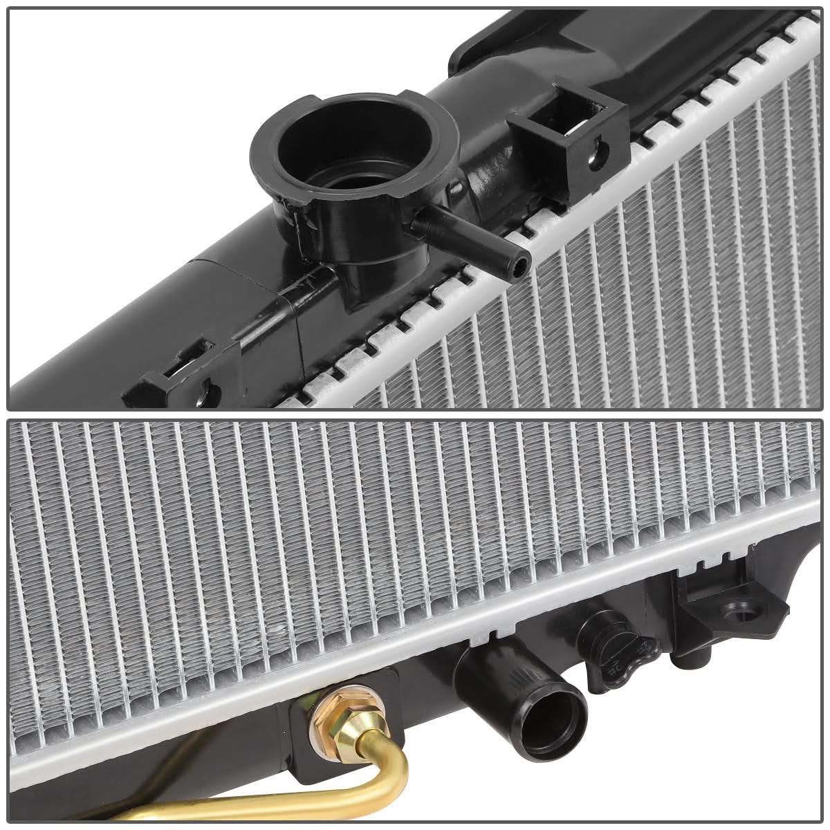 1995-1998 Mazda Protege OEM Radiator for Auto & Manual Transmission