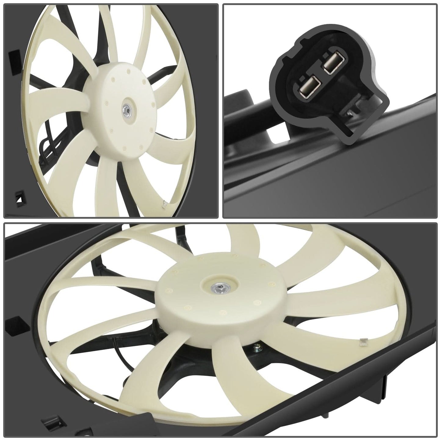 2022-2024 Toyota Corolla OE Style Radiator Fan - Black