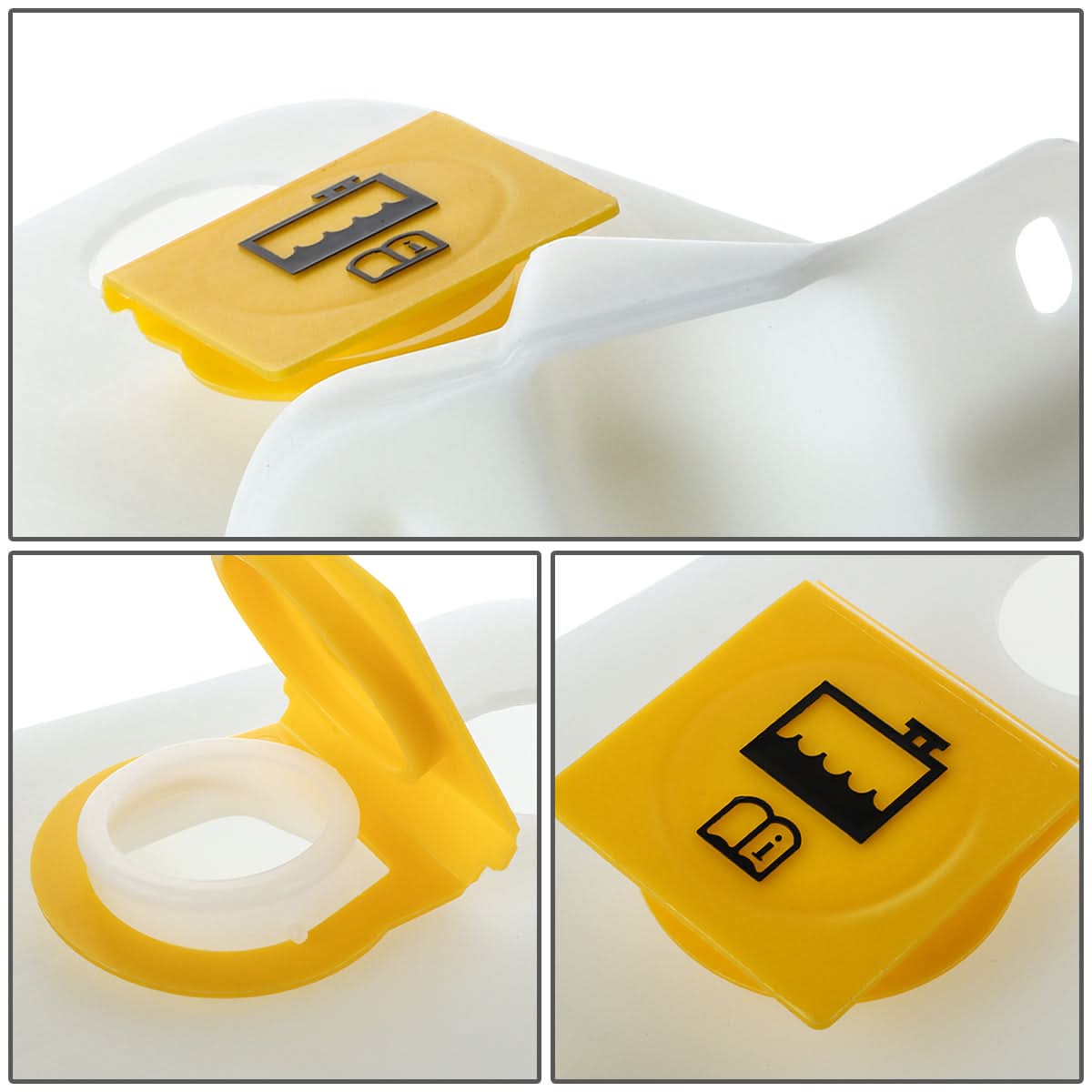 97-98 Jeep Grand Cherokee Coolant Recovery Tank - White