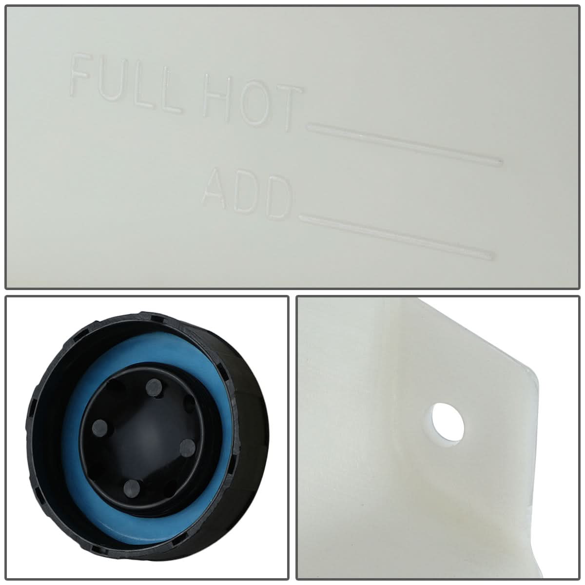 88-94 Chevrolet S10 Blazer Coolant Recovery Tank - White