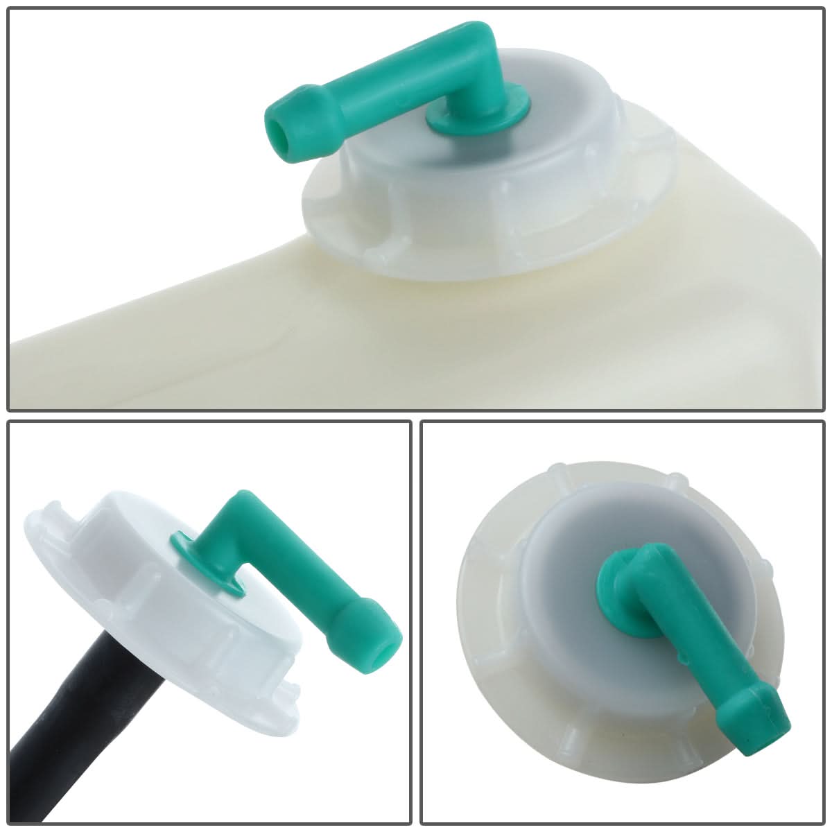 92-95 Honda Civic Coolant Recovery Tank - White