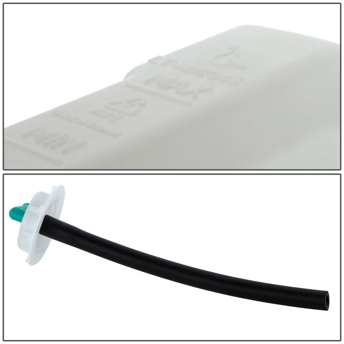 98-02 Honda Accord Coolant Recovery Tank - White
