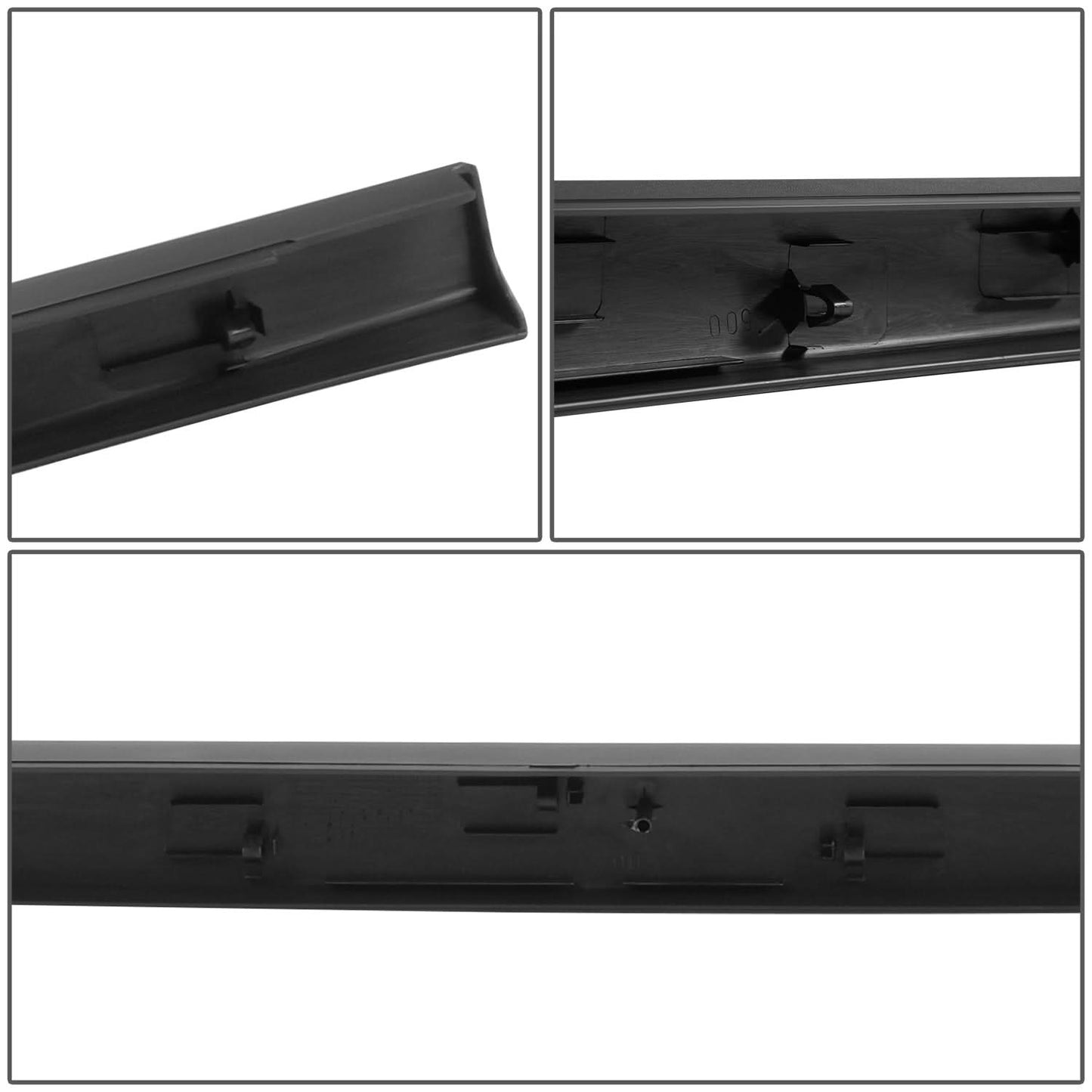 2005-2008 Ford F-150 Styleside Tailgate Molding Matte Black Textured