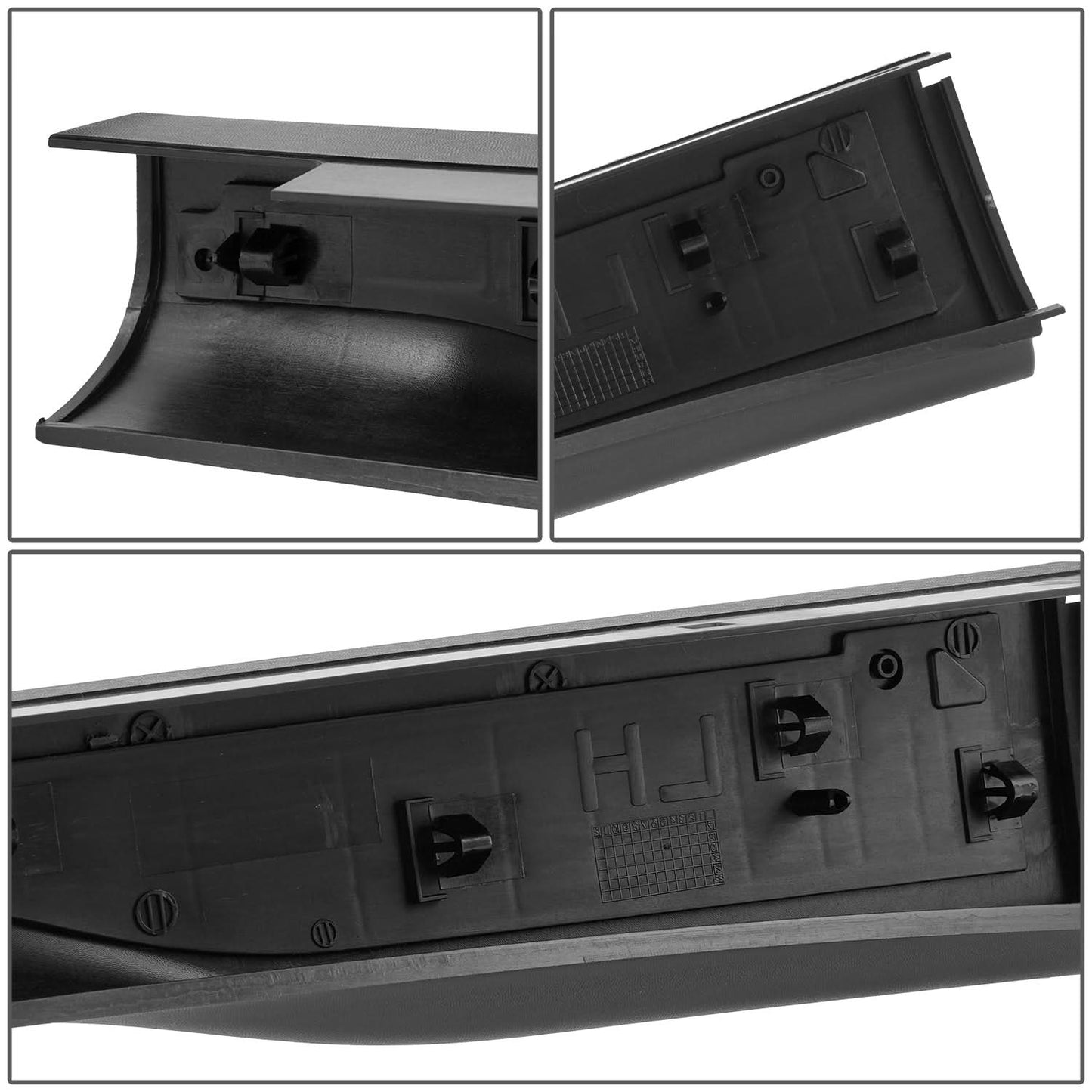 2008-2016 Ford F250/350/450/550 Super Duty Tailgate Molding RH Black