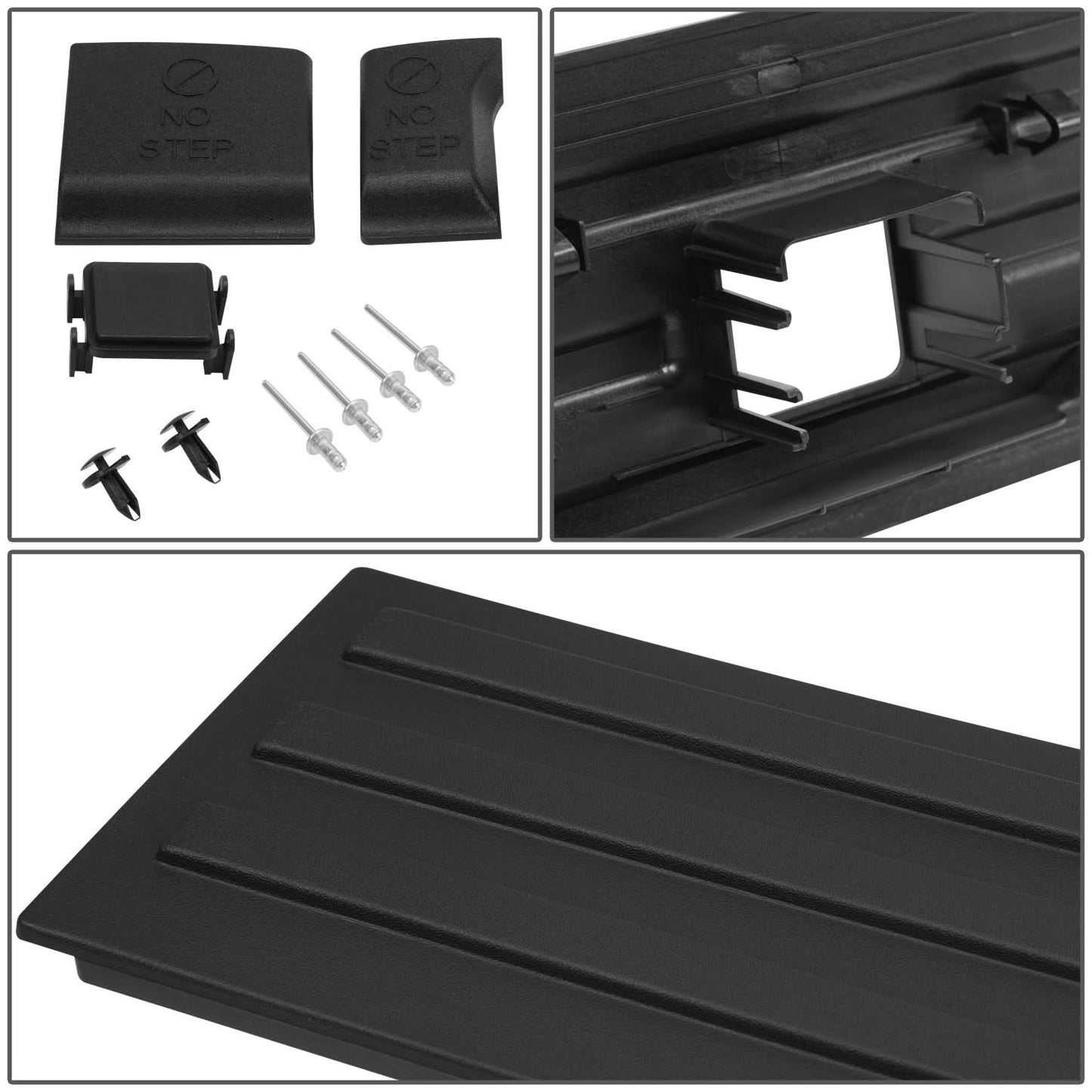 2015-2019 Ford F150 Tailgate Molding with Flexible Step