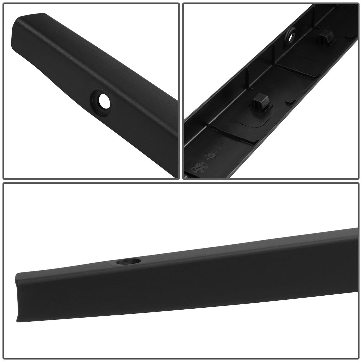 2007-2013 Toyota Tundra Tailgate Molding Textured Black